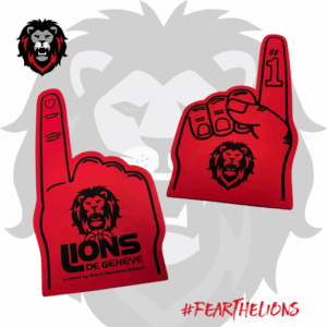 Gants géants en mousse - Lions de Genève #1